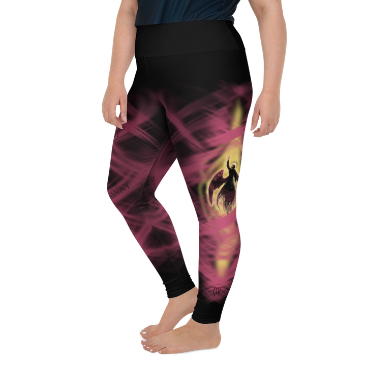 Plus Size Leggings - Hurricane with Lyrics