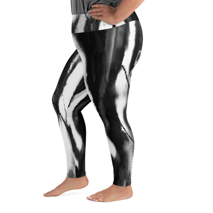 Plus Size Leggings - In the Shadows