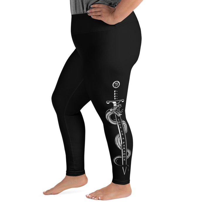 Plus Size Leggings - Paradox, Snake &amp; Sword