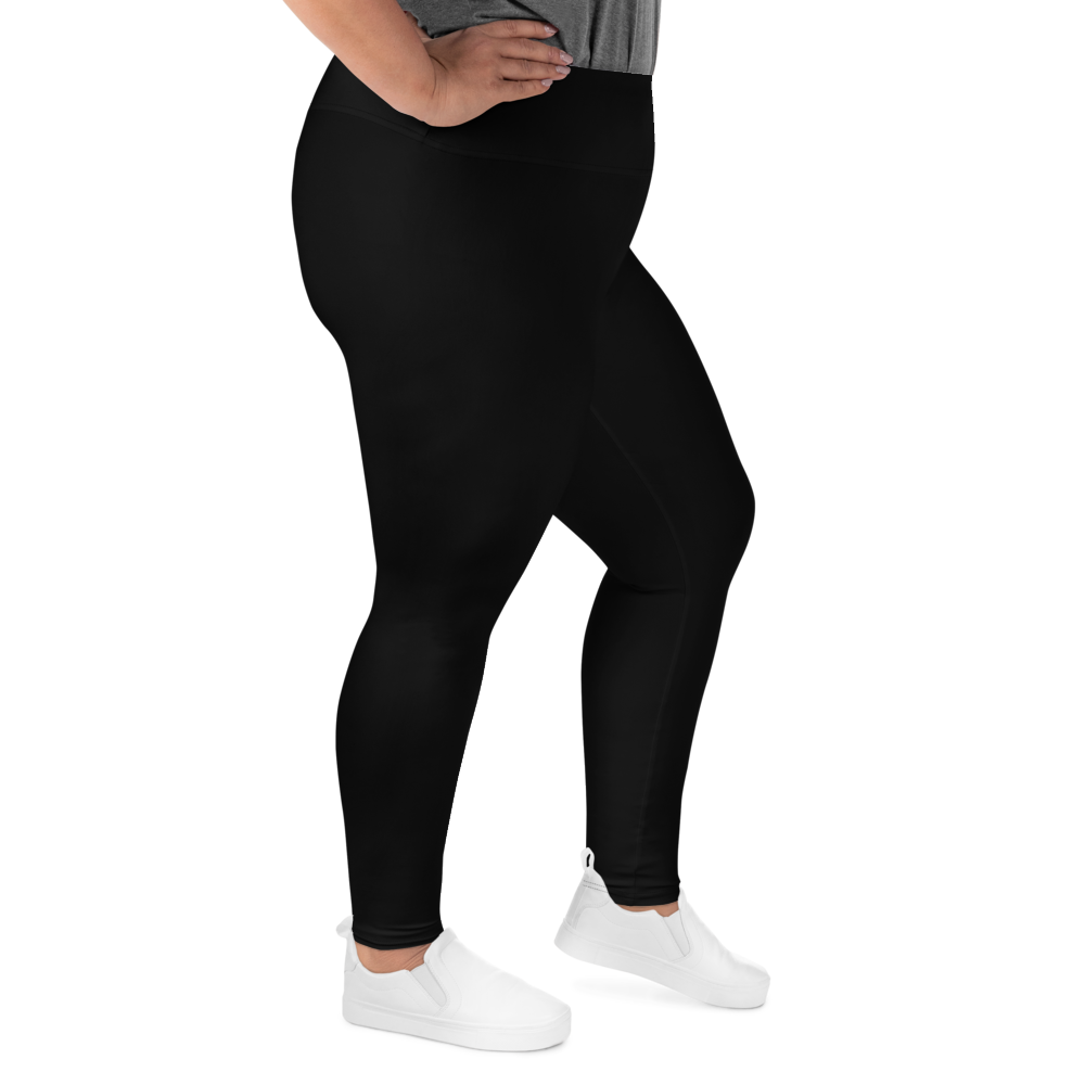 Plus Size Leggings - The Dark Tenor Logo, Black