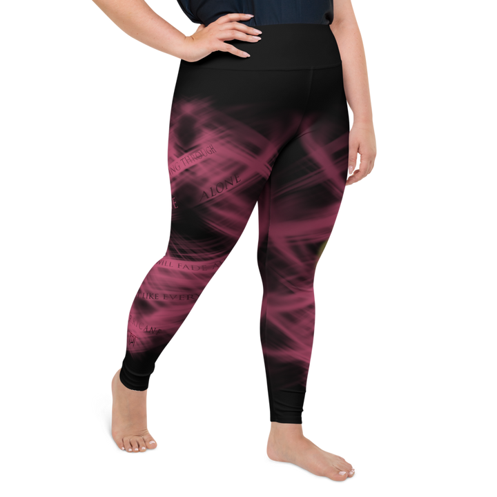 Plus Size Leggings - Hurricane with Lyrics