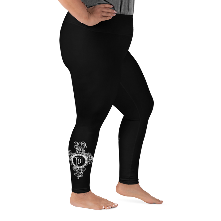 Plus Size Leggings - The Phantom is Real, Evolution Series, Black