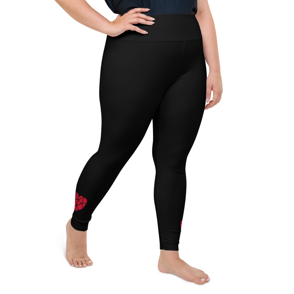 Plus Size Leggings - Heart, I Love TDT