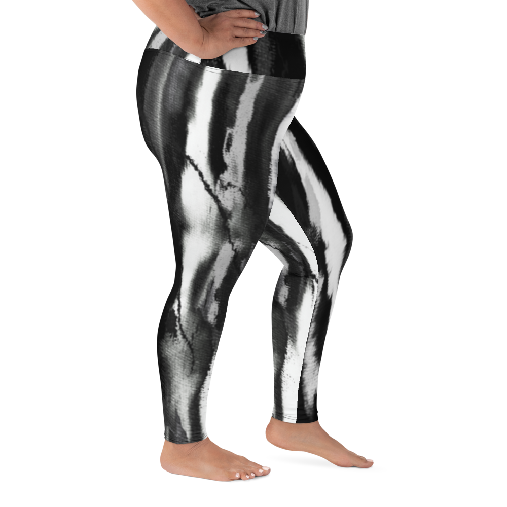 Plus Size Leggings - In the Shadows