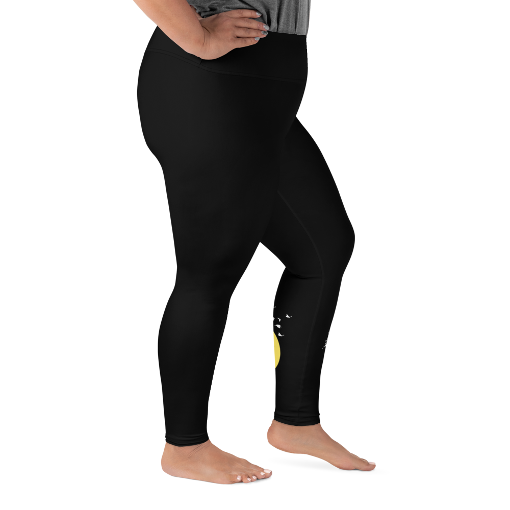 Plus Size Leggings - Rise, Sun and Raven