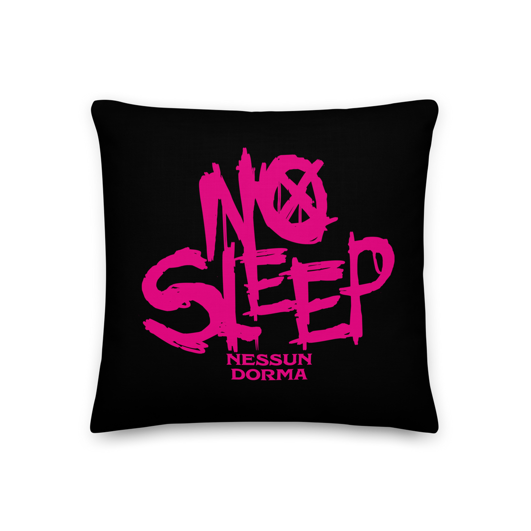 Premium Pillow - No Sleep (Nessun Dorma)