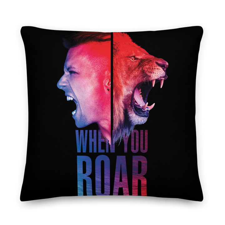 Pillow Premium - When You Roar, Black