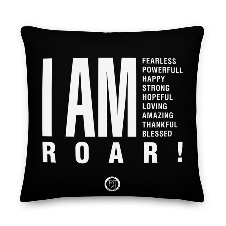 Cushion Premium - I am (Roar 2.0), hvid