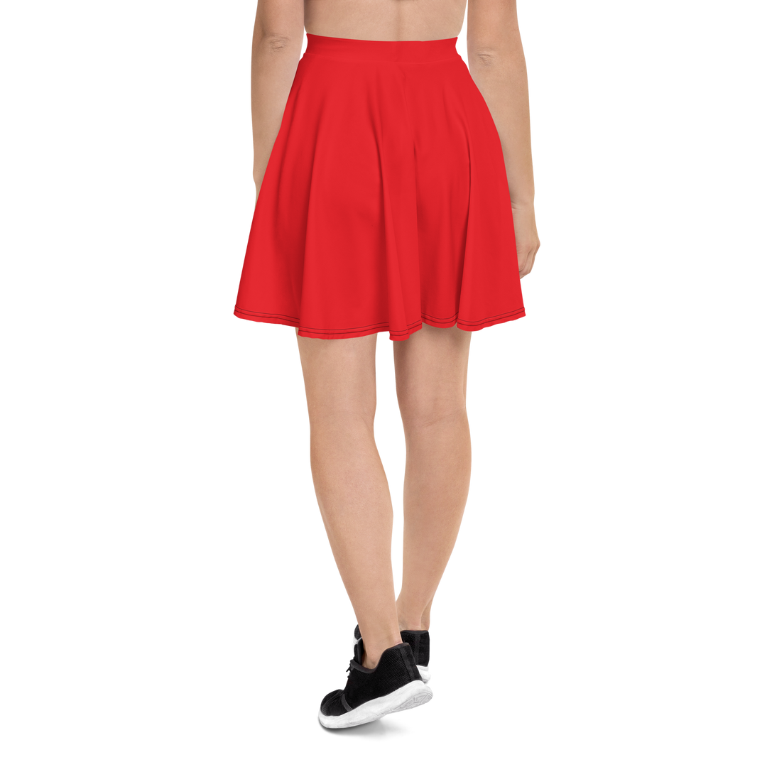 Skirt women - Darker Hearts, red