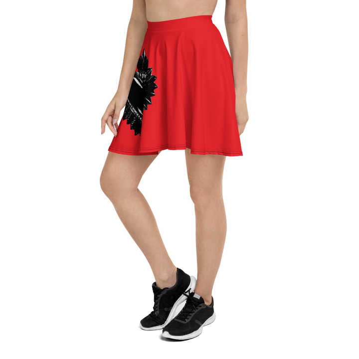 Skirt women - Darker Hearts, red