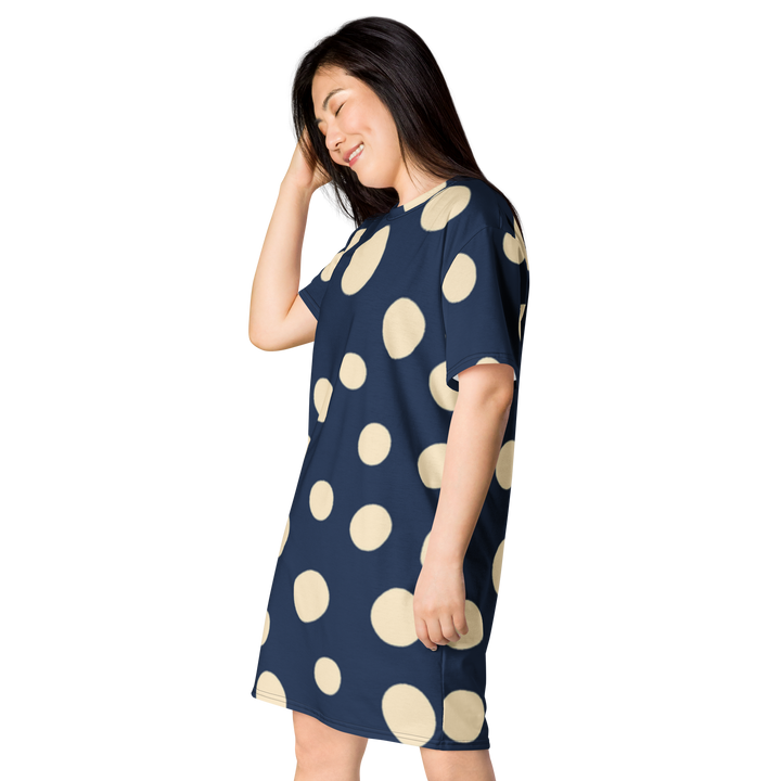 Premium T-Shirt-Kleid - Dots