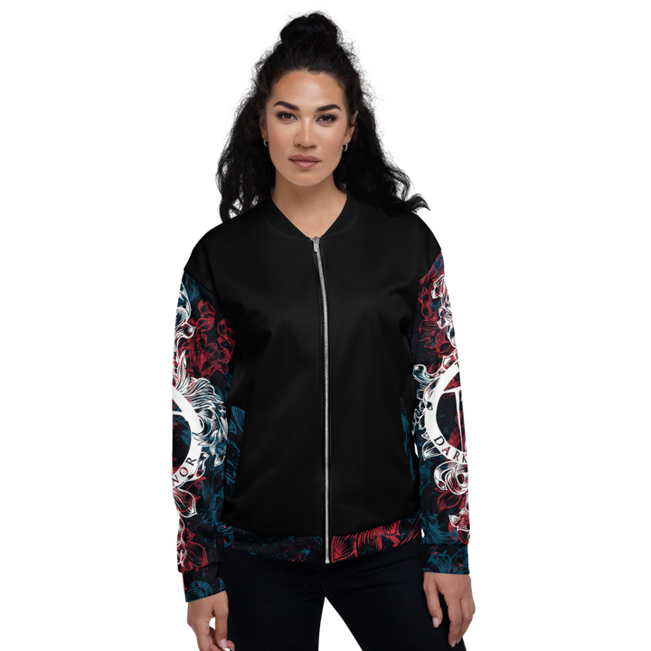 Bomber Jacket Women - Crest Floral