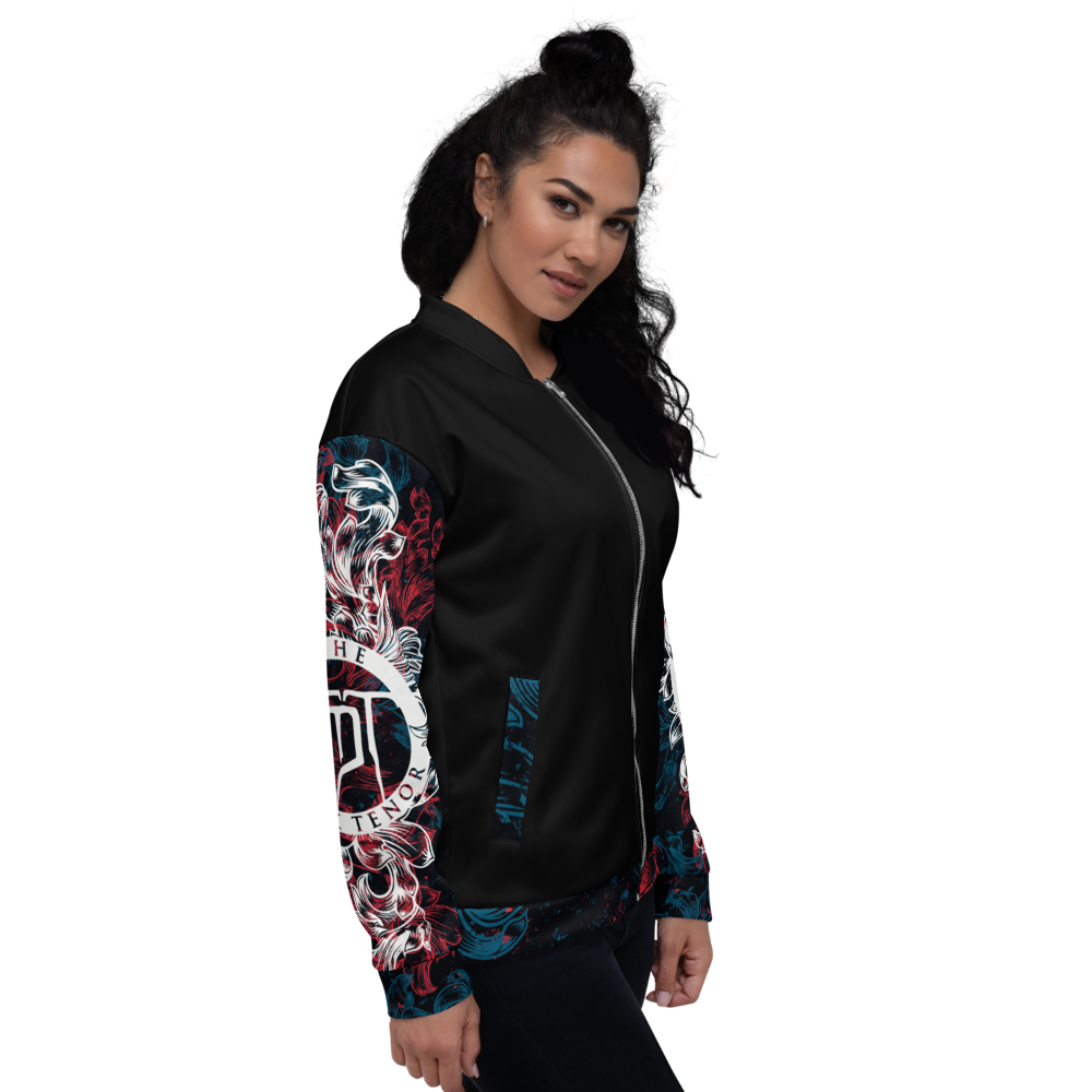 Bomber Jacket Women - Crest Floral