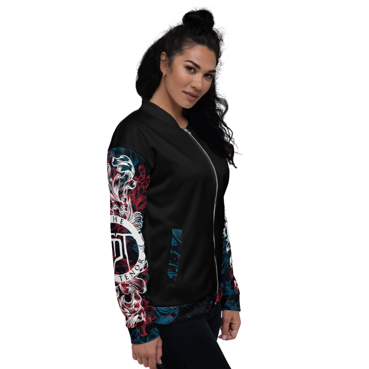 Bomberjacke Damen - Wappen Floral