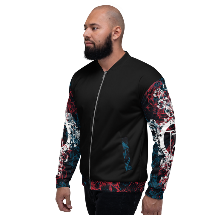 Bomber Jacket Men - Crest, Floral