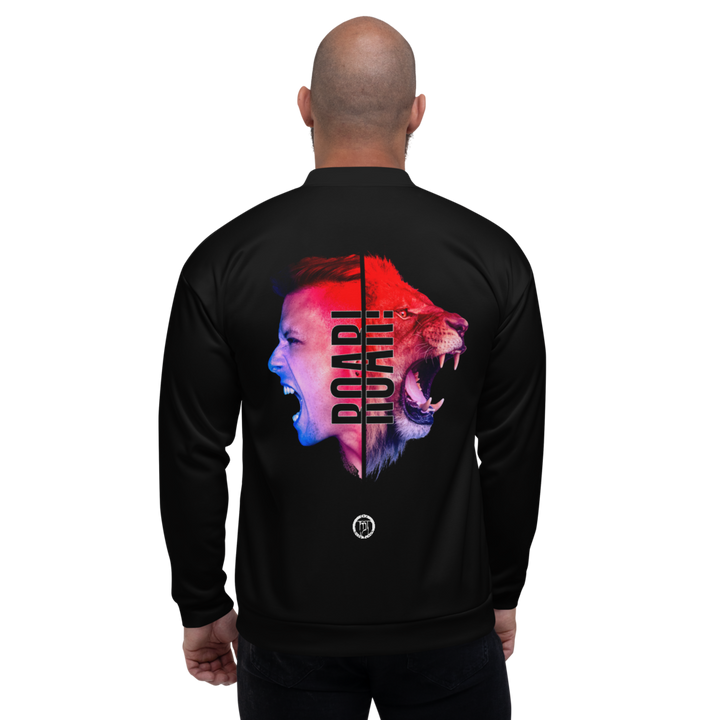 Bomber Jacket Men - When You Roar, Black