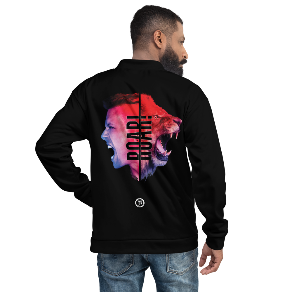 Bomber Jacket Men - When You Roar, Black