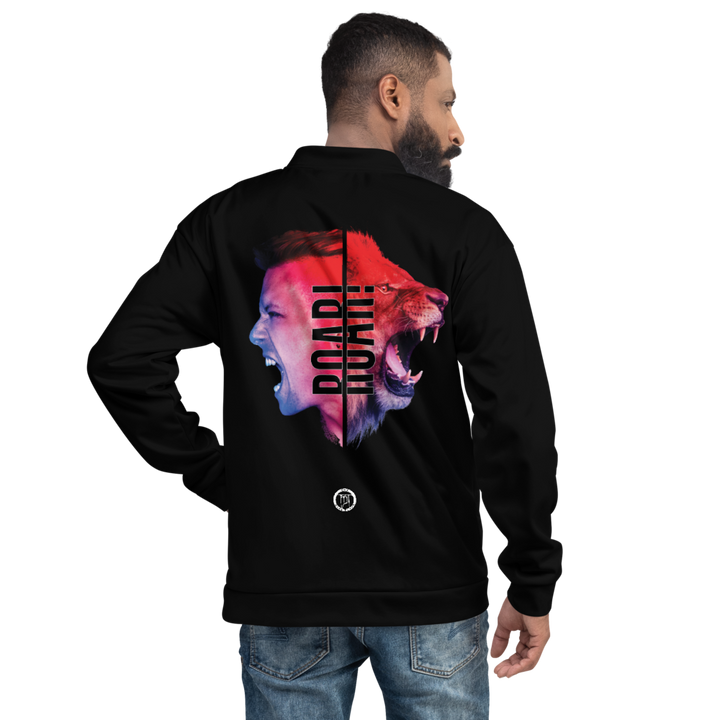 Bomber Jacket Men - When You Roar, Black