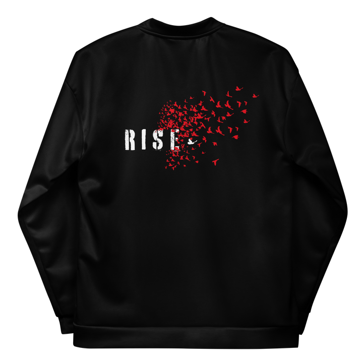 Bomber Jacket Women - Rise, Red Raven