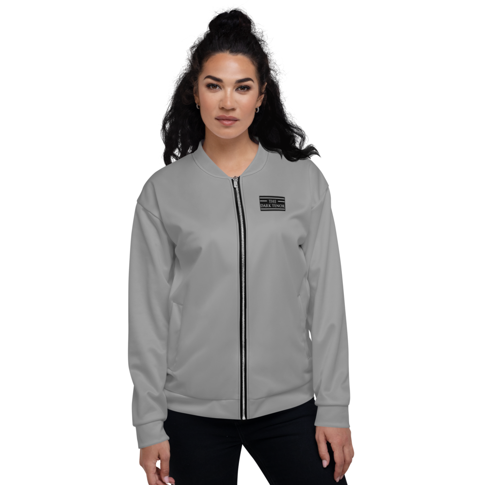 Bomber Jacket Women - Let Love Be Your Energy, Graphite