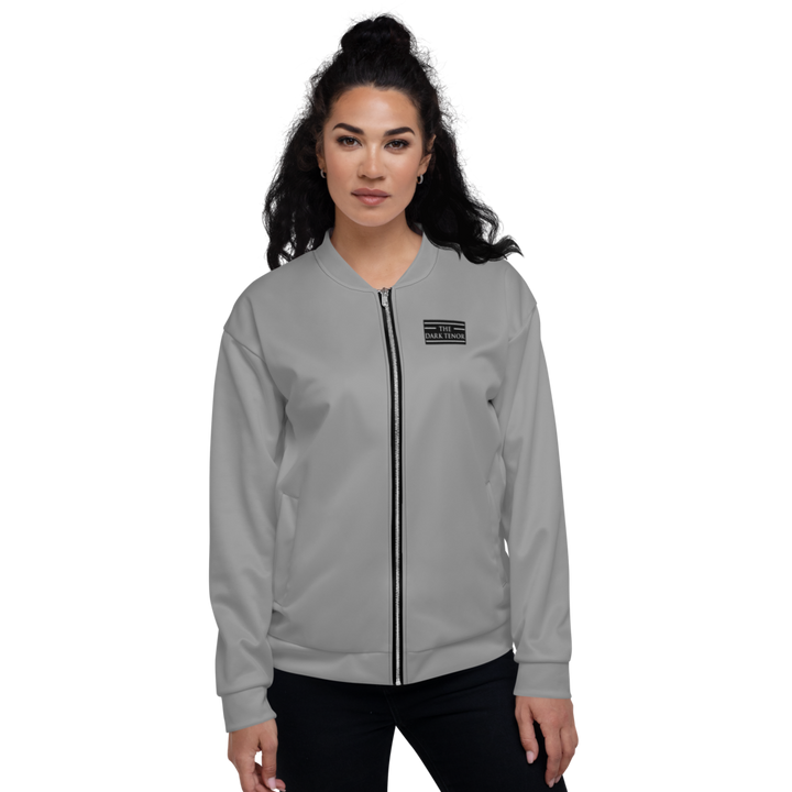 Bomber Jacket Women - Let Love Be Your Energy, Graphite