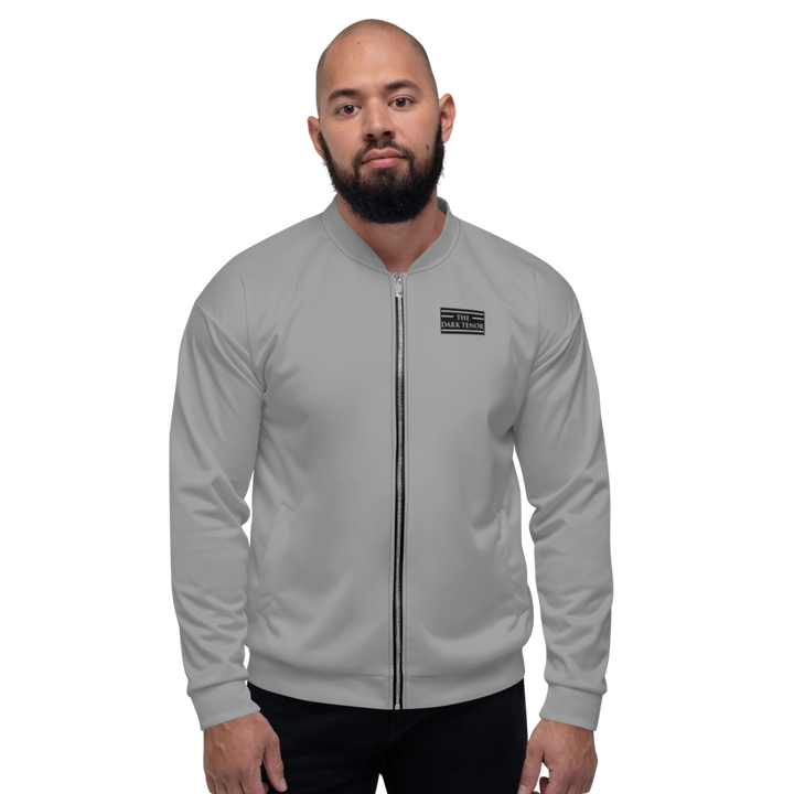 Bomber Jacket Men - Let Love Be Your Energy, Graphite