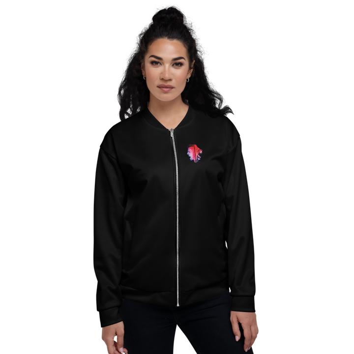 Bomberjacke Damen - When You Roar, Schwarz