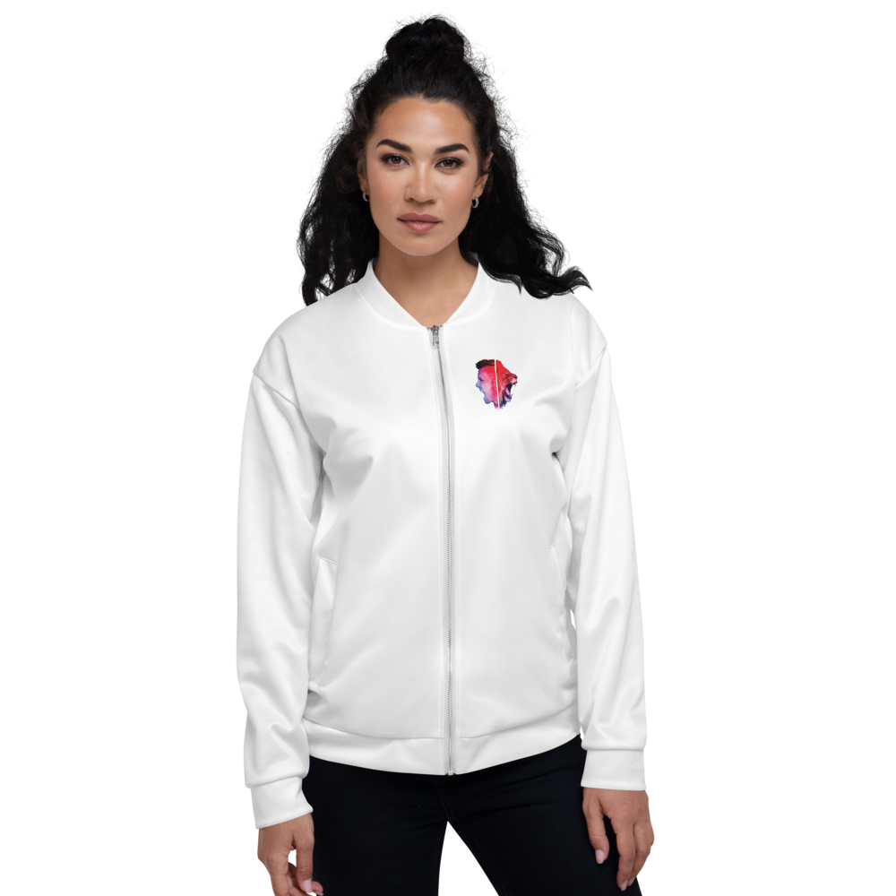 Bomber Jacket Women - When You Roar, White