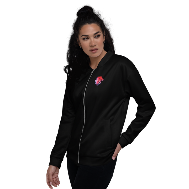 Bomberjacke Damen - When You Roar, Schwarz