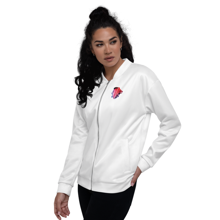 Bomber Jacket Women - When You Roar, White