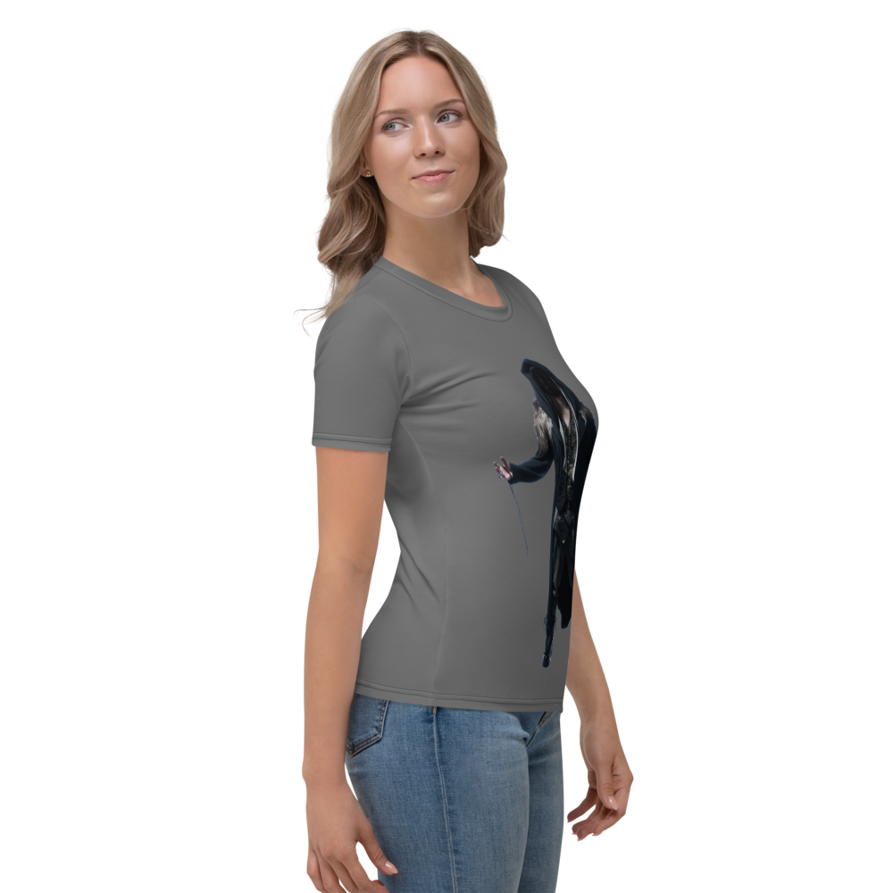 T-Shirt Women's Premium - TDT, With Arms Wide Open, Masked Series, Graphite