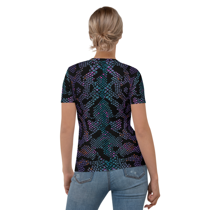 Premium T-shirt Damer - Lilla Snake