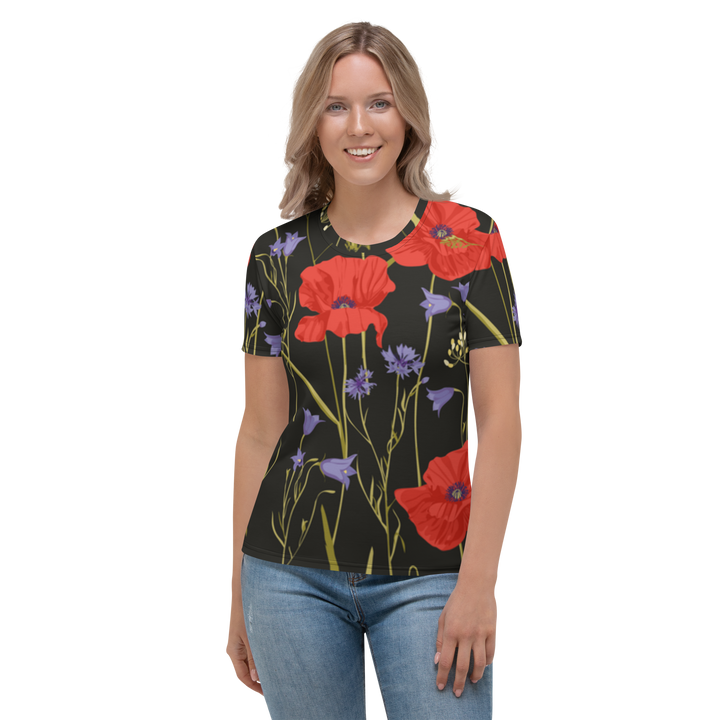 Premium T-Shirt Women - Poppies