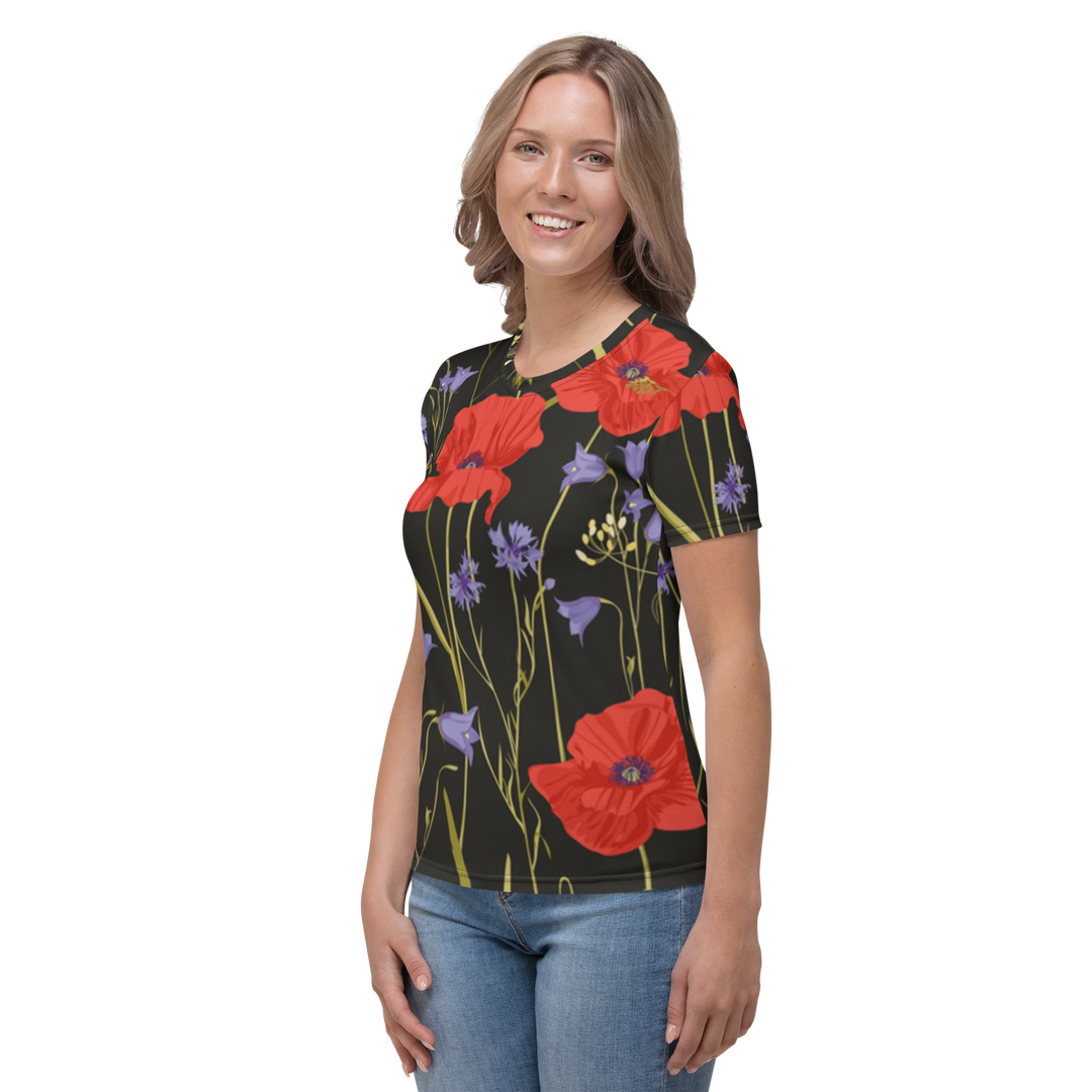 Premium T-Shirt Women - Poppies