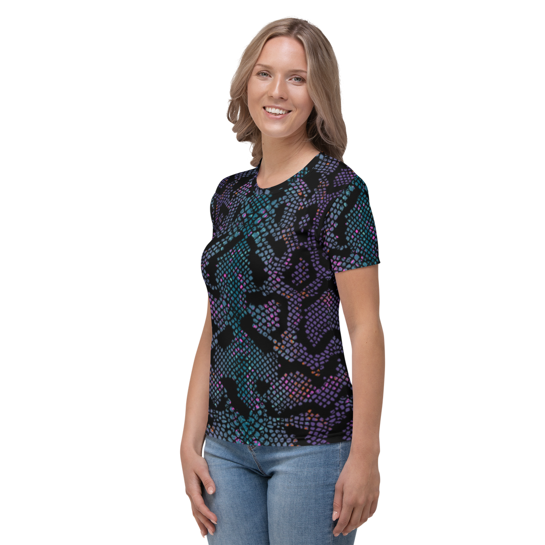 Premium T-Shirt Damen - Purple Snake