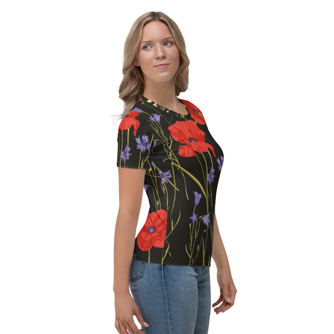 Premium T-Shirt Women - Poppies