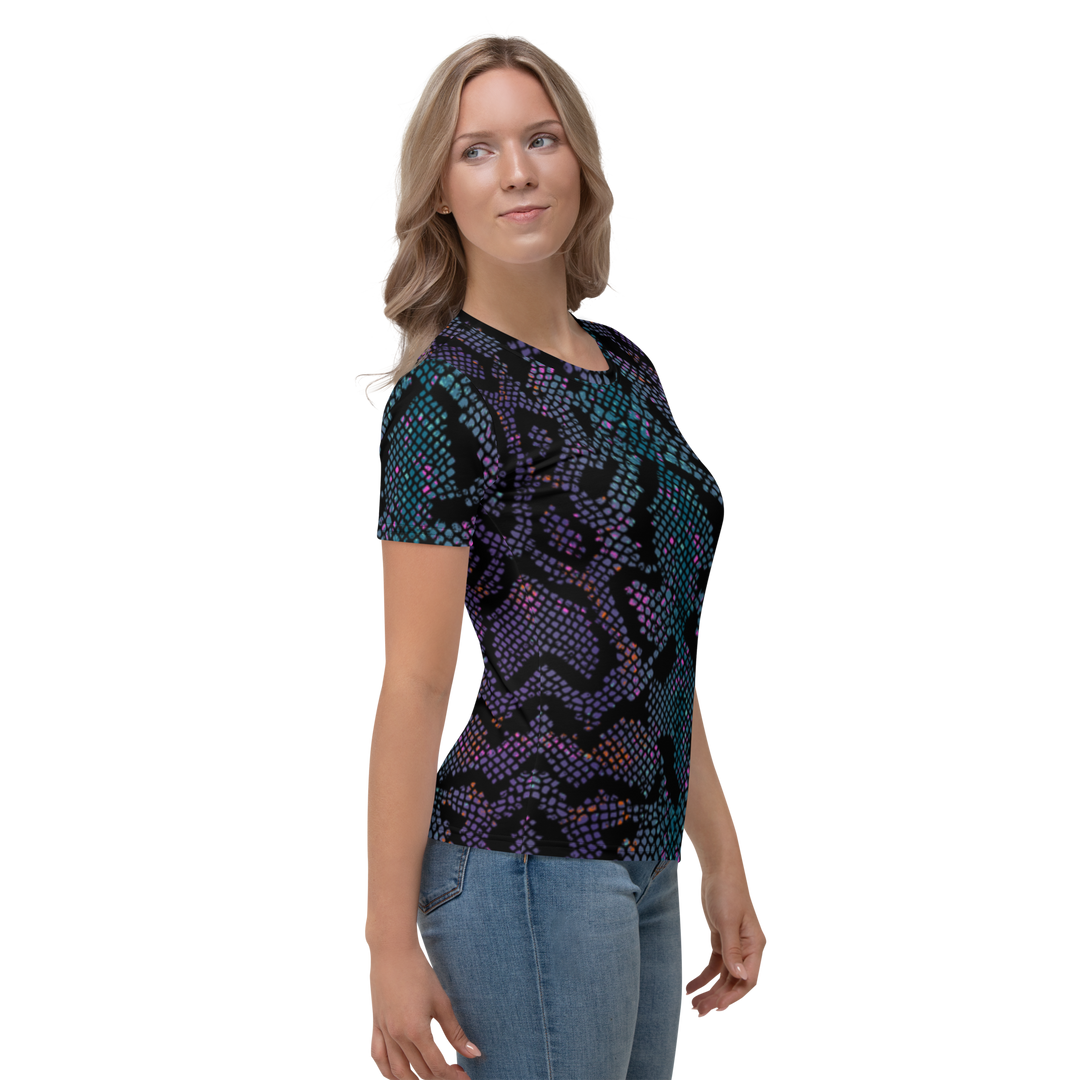 Premium T-Shirt Damen - Purple Snake