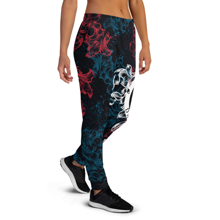 Jogging Pants Women Premium - Coat of Arms Floral