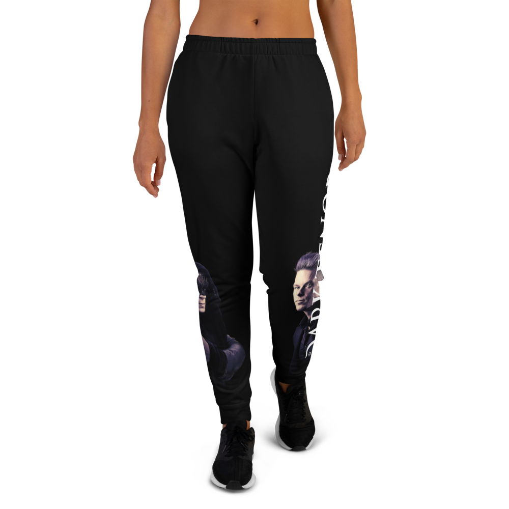 Jogging pants women - Ultraviolet Hearts, The Phantom &amp; Billy, black