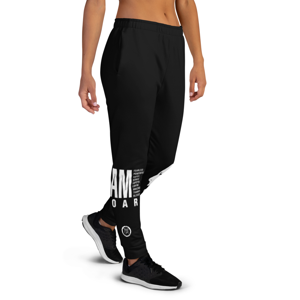 Jogging pants women - I am (Roar 2.0), white