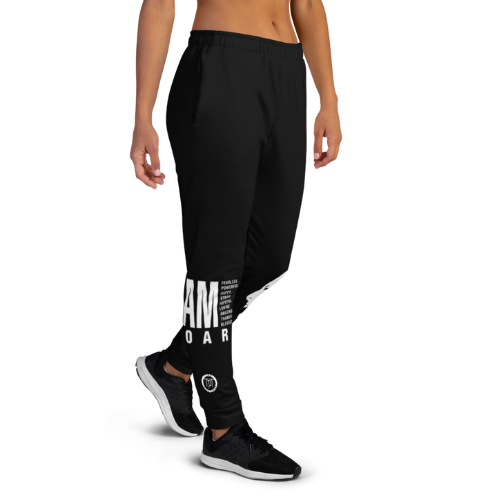 Jogging pants women - I am (Roar 2.0), white