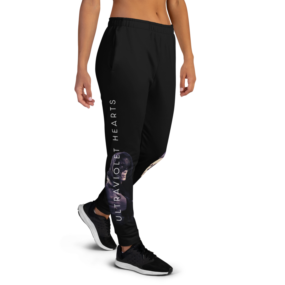 Jogging pants women - Ultraviolet Hearts, The Phantom &amp; Billy, black