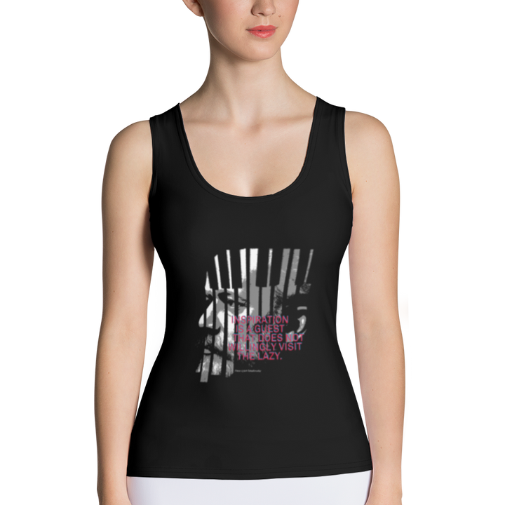 Premium Tank Top Women - Tchaikovsky Quote