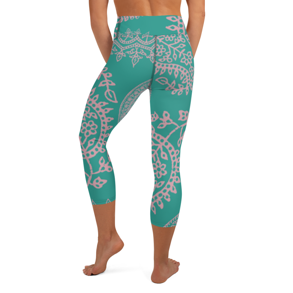 Capri Leggings - Azure