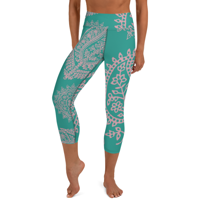 Capri Leggings - Azure