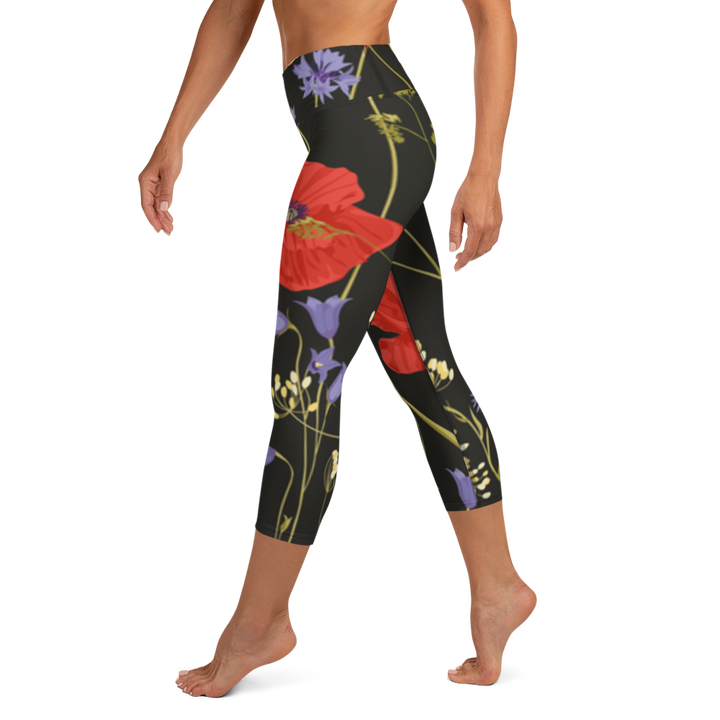 Capri leggings - valmuer