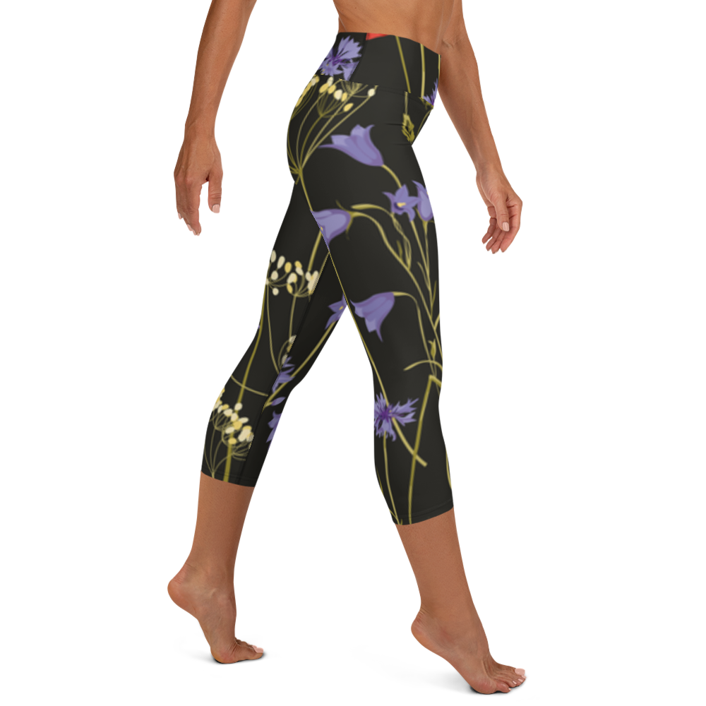 Capri leggings - valmuer