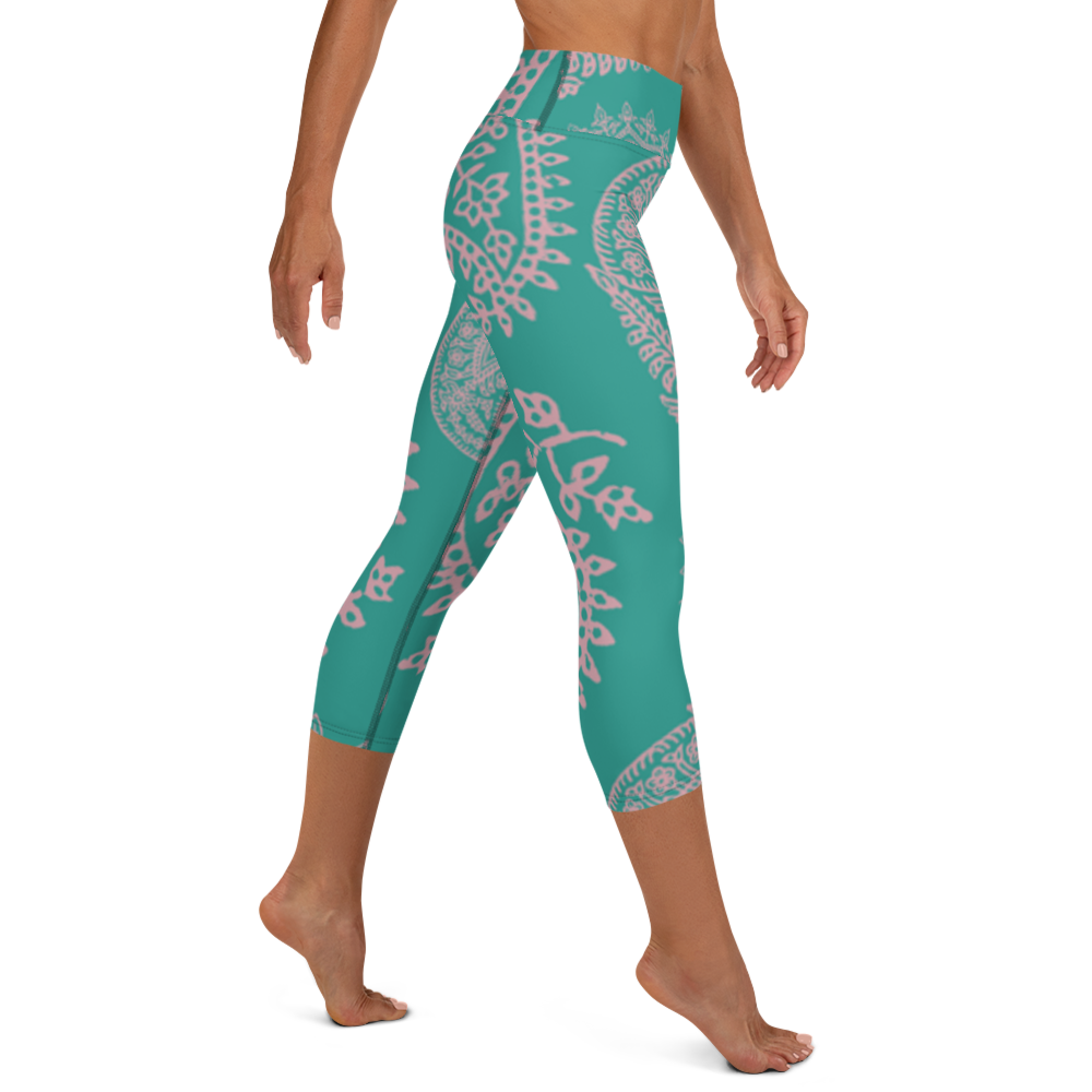 Capri Leggings - Azure