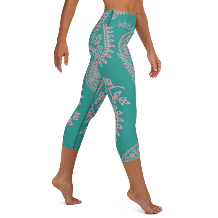 Capri Leggings - Azure