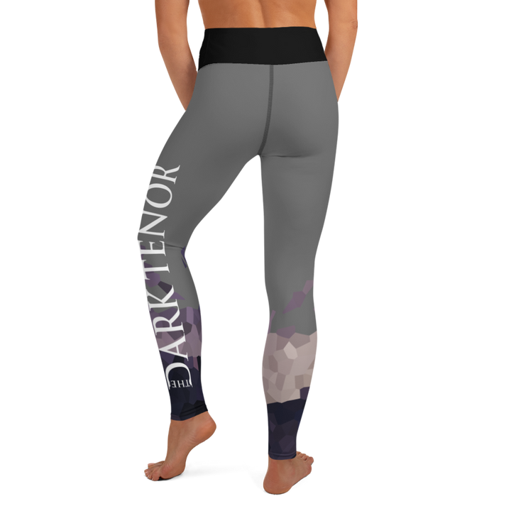 Leggings - Ultraviolette hjerter, antracit